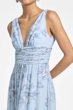 Women Sachin & Babi Gowns-Justine Gown Iced Narcissus