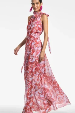 Women Sachin & Babi Gowns-Kayla Gown Amaranths Spray