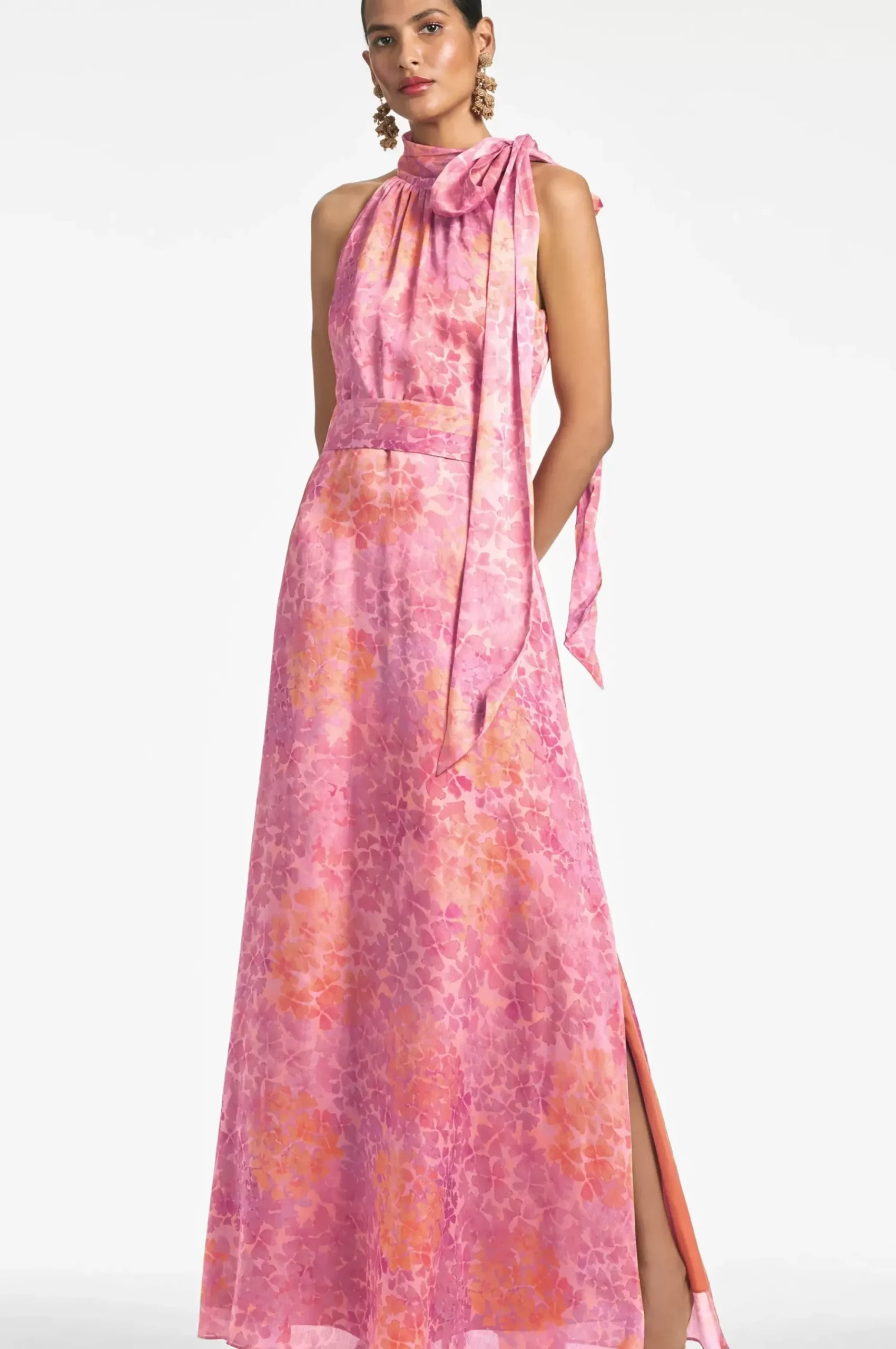 Women Sachin & Babi Gowns-Kayla Gown Pastel Sunset Hydrangea