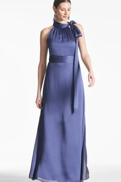 Women Sachin & Babi Gowns-Kayla Gown Deep Cobalt