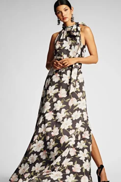 Women Sachin & Babi Gowns-Kayla Gown Ebony Garden