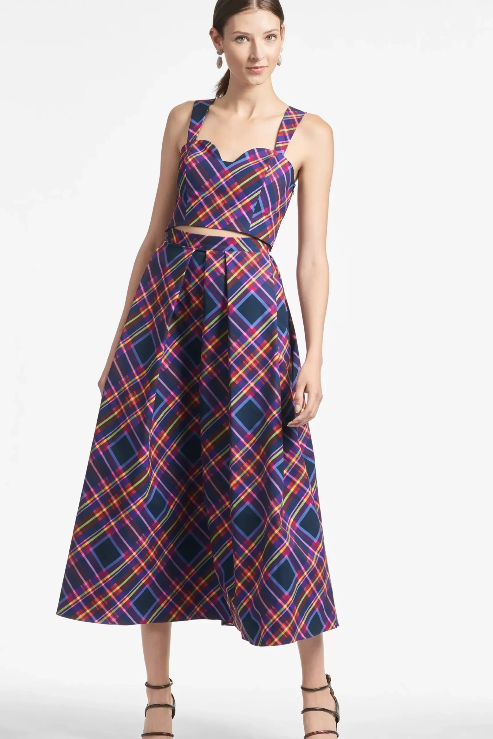 Women Sachin & Babi Matching Sets-Leighton Skirt Party Plaid