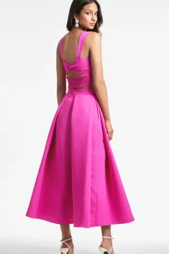 Women Sachin & Babi Matching Sets-Leighton Skirt Cerise