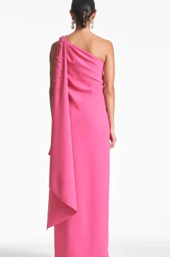 Women Sachin & Babi Gowns-Leslie Gown Rose Pink