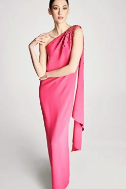 Women Sachin & Babi Gowns-Leslie Gown Rose Pink