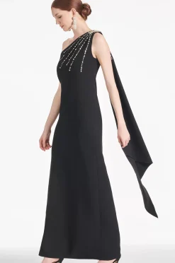 Women Sachin & Babi Gowns-Leslie Gown Black