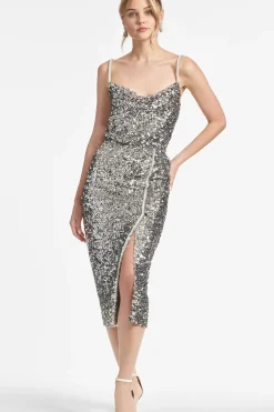 Women Sachin & Babi Tops & Blouses-Leta Top Silver