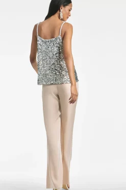 Women Sachin & Babi Tops & Blouses-Leta Top Silver