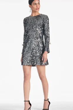 Women Sachin & Babi Dresses-Lily Dress Gunmetal