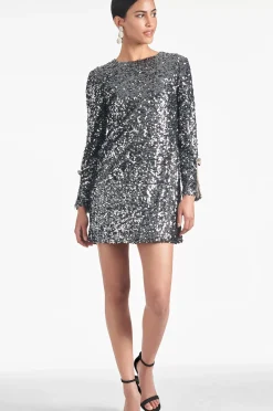 Women Sachin & Babi Dresses-Lily Dress Gunmetal