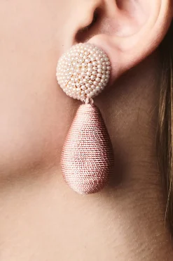 Women Sachin & Babi Earrings-Lottie Earrings-Smooth Beads/Thread