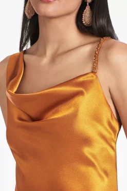 Women Sachin & Babi Gowns-Lucy Gown Saffron