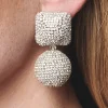 Women Sachin & Babi Earrings-Lydia Earrings-Crystals Clear