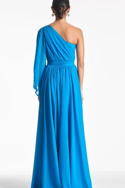 Women Sachin & Babi Gowns-Makayla Gown Azure