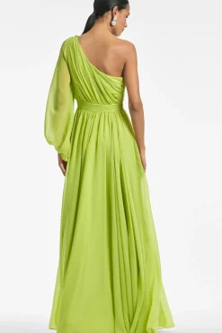 Women Sachin & Babi Gowns-Makayla Gown Chartreuse