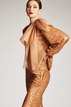 Women Sachin & Babi Matching Sets-Marlena Top Honey