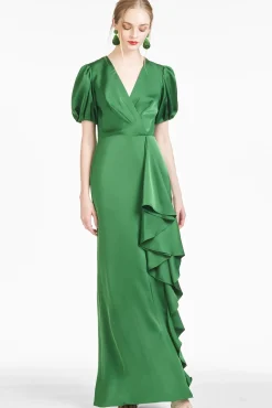 Women Sachin & Babi Gowns-Mila Gown Emerald