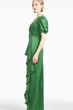 Women Sachin & Babi Gowns-Mila Gown Emerald