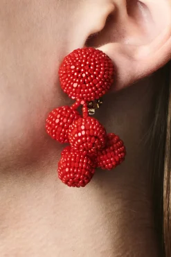 Women Sachin & Babi Earrings-Mini Coconuts Earrings-Smooth Beads