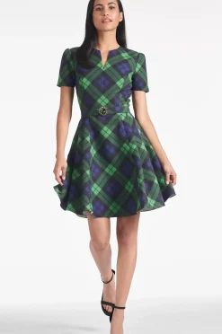 Women Sachin & Babi Dresses-Nicolette Dress Neo Tartan