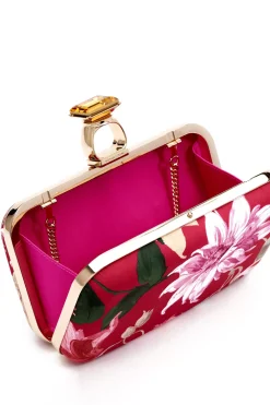 Women Sachin & Babi Bag-On The Rocks Clutch Deep Pink Dahlia