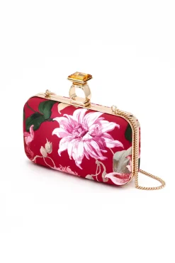 Women Sachin & Babi Bag-On The Rocks Clutch Deep Pink Dahlia