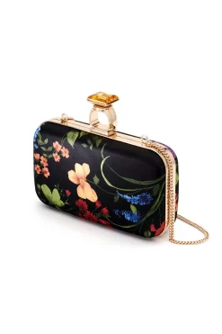 Women Sachin & Babi Bag-On The Rocks Clutch Noir Wildflower