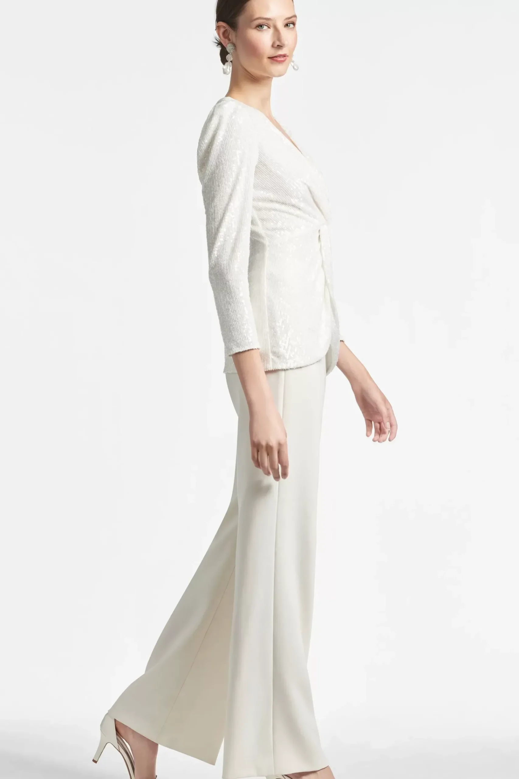 Women Sachin & Babi Tops & Blouses-Peyton Top Ivory