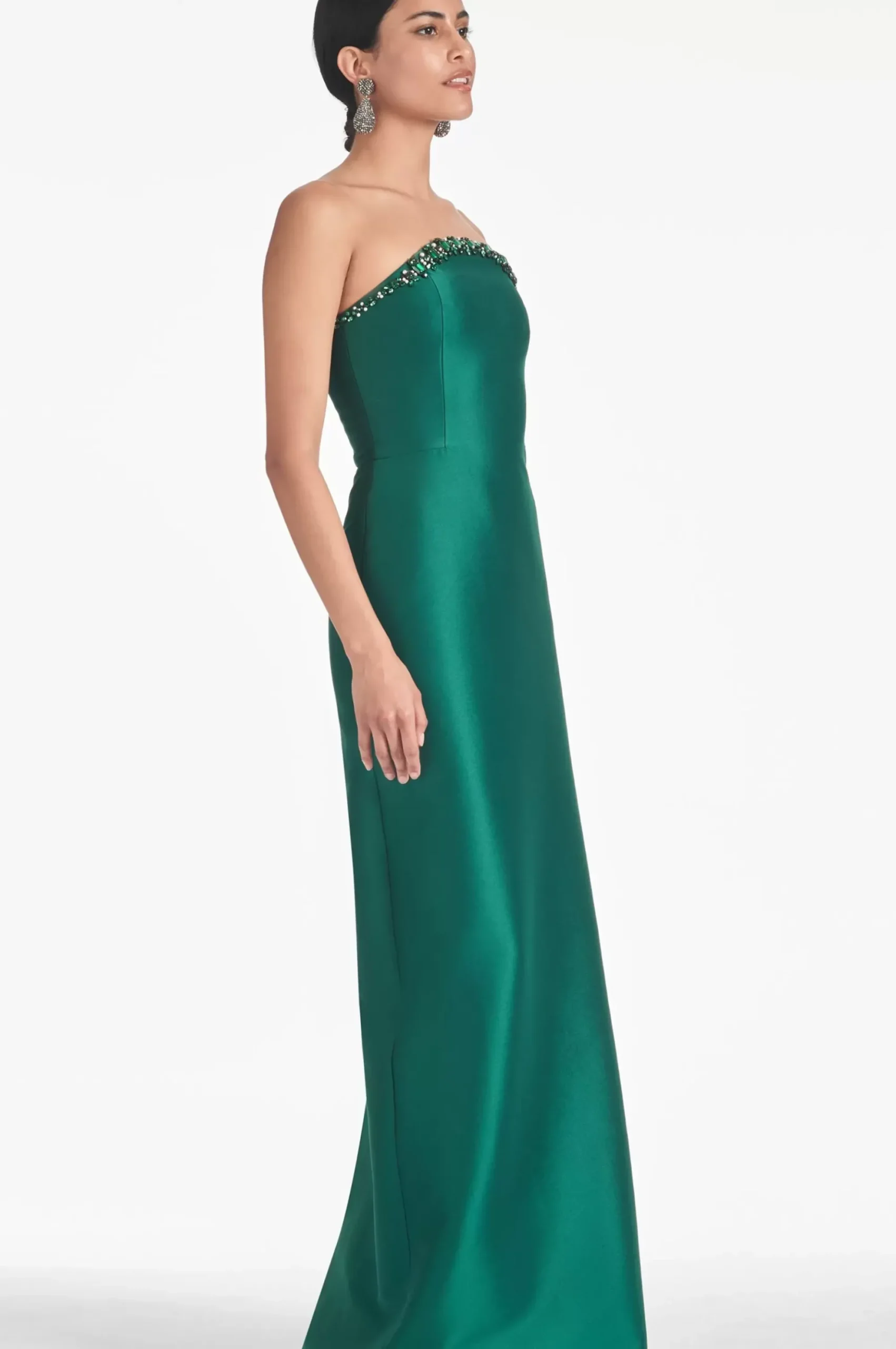 Women Sachin & Babi Gowns-Preston Gown Emerald