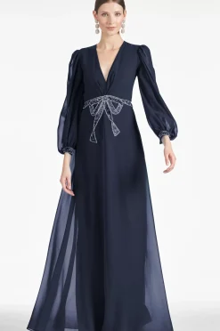 Women Sachin & Babi Gowns-Ramsey Gown Midnight
