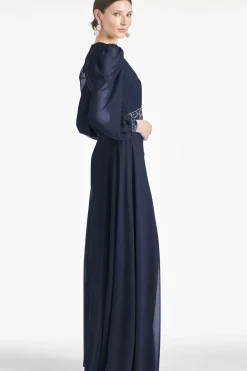Women Sachin & Babi Gowns-Ramsey Gown Midnight