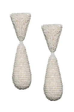 Women Sachin & Babi Earrings-Rhea Earrings-Smooth Beads Ivory