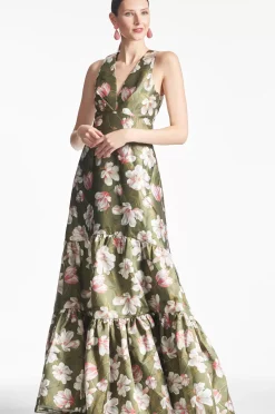 Women Sachin & Babi Gowns-Rori Gown Moss Magnolia