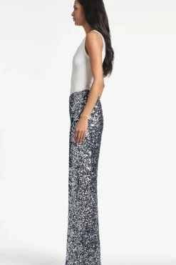 Women Sachin & Babi Pants & Jumpsuits-Sequin Alli Pant Gunmetal