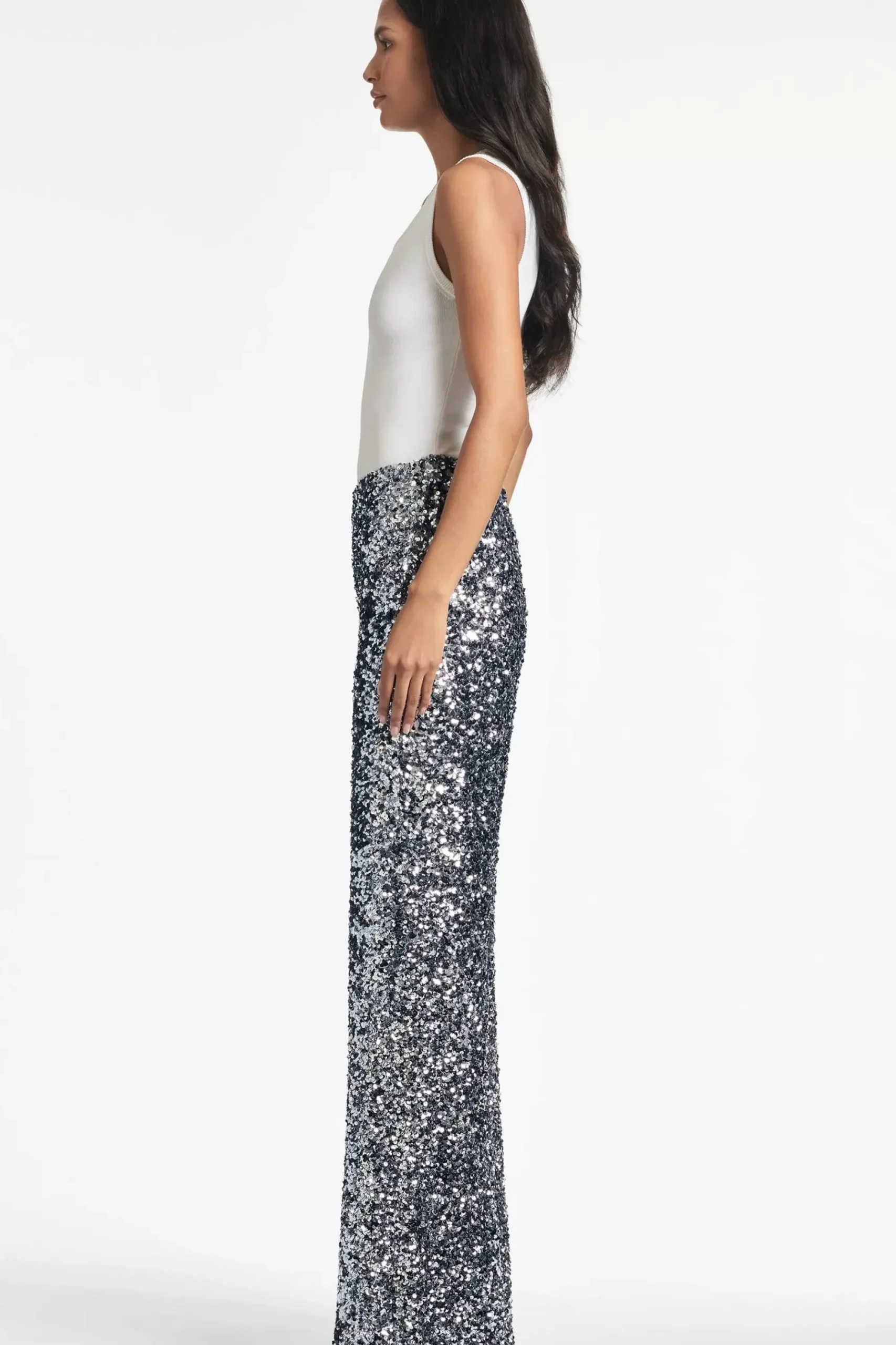 Women Sachin & Babi Pants & Jumpsuits-Sequin Alli Pant Gunmetal