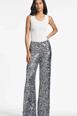 Women Sachin & Babi Matching Sets-Sequin Alli Pant Gunmetal
