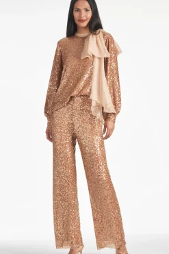 Women Sachin & Babi Pants & Jumpsuits-Sequin Bri Pant Honey