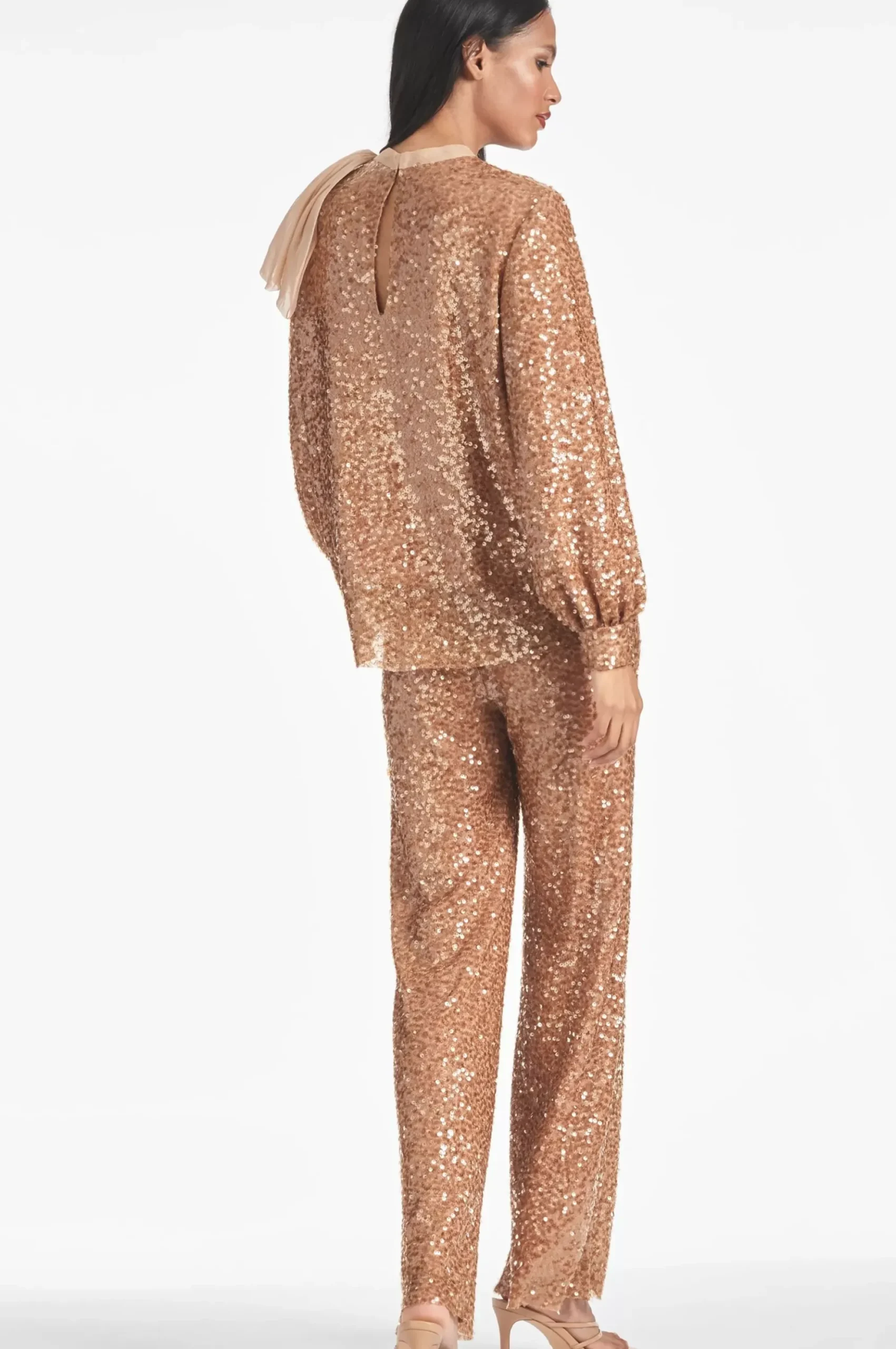 Women Sachin & Babi Pants & Jumpsuits-Sequin Bri Pant Honey