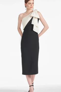 Women Sachin & Babi Dresses-Shane Dress Ivory/Black