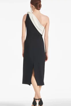 Women Sachin & Babi Dresses-Shane Dress Ivory/Black