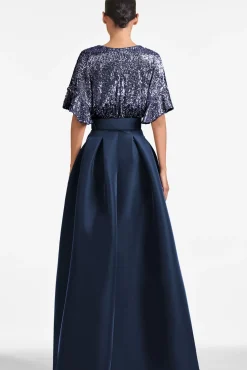 Women Sachin & Babi Gowns-Simone Gown Night Sky