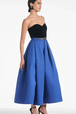Women Sachin & Babi Gowns-Siobhan Gown Black/Cobalt