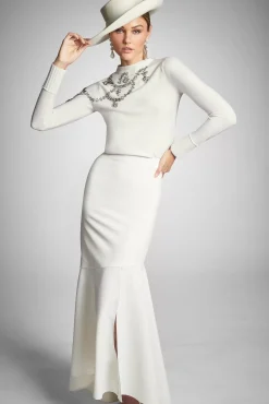 Women Sachin & Babi Skirts-Tatianna Skirt Ivory