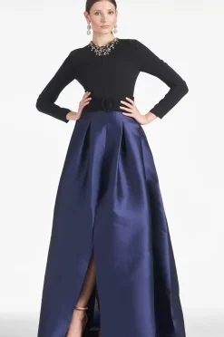 Women Sachin & Babi Gowns-Victoria Gown Black/Navy