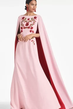 Women Sachin & Babi Gowns-Vittoria Gown Morganite/Ruby