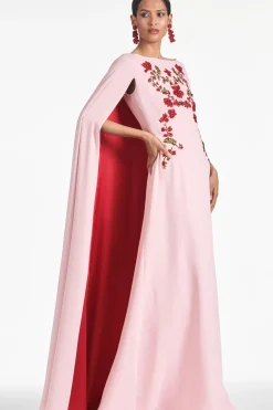 Women Sachin & Babi Gowns-Vittoria Gown Morganite/Ruby