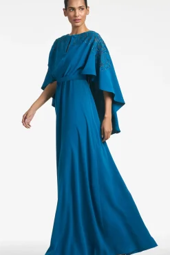 Women Sachin & Babi Gowns-Wren Gown Moroccan Blue