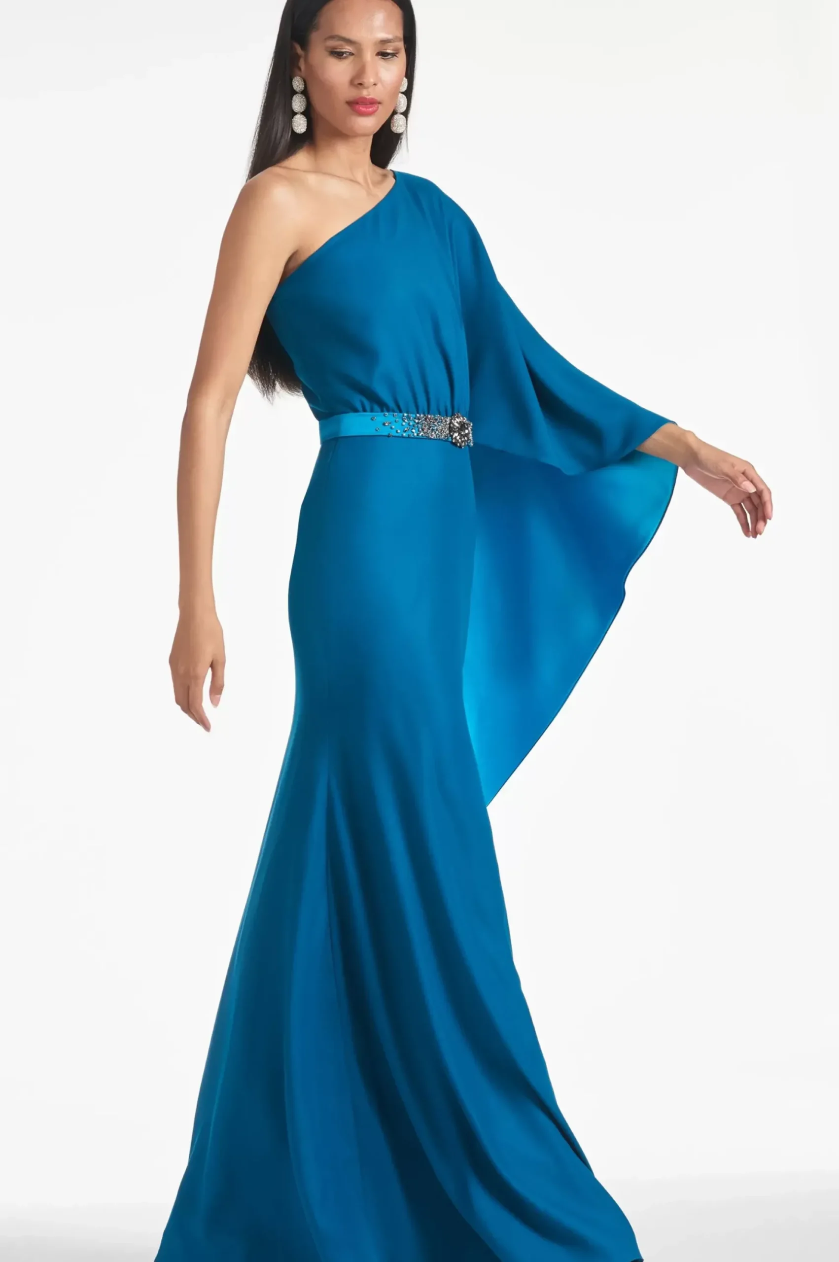 Women Sachin & Babi Gowns-Zahara Gown Topaz/Tourmaline