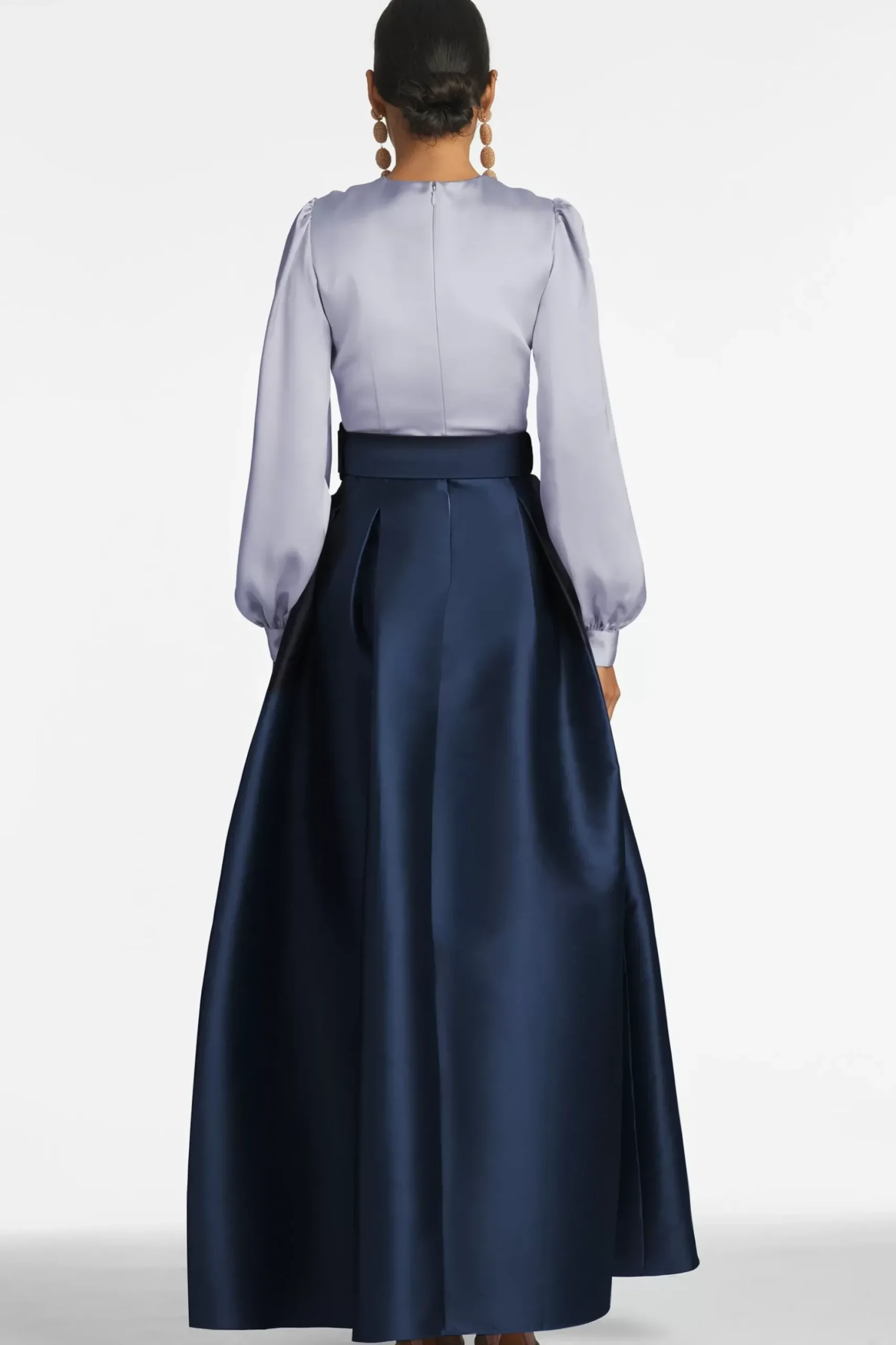 Women Sachin & Babi Gowns-Zoe Gown-Cool Grey/Night Sky Smokey Slate/Night Sky